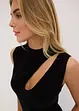 Gebreide top met cut-outs, bonprix