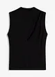 Gebreide top met cut-outs, bonprix