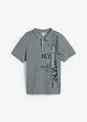 Piqué poloshirt van puur katoen, slim fit, korte mouw, bonprix