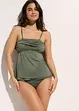 Tankini (2-dlg. set) met gouddraad, bonprix