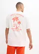 T-shirt met print achter, loose fit, bonprix
