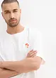 T-shirt met print achter, loose fit, bonprix