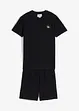 Jongens T-shirt en korte broek van biologisch katoen (2-dlg. set), bonprix