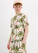 Piqué shirt en korte broek van biologisch katoen (2-dlg. set), bonprix