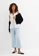Baggy jeans mid waist super soft, cropped, bonprix