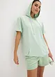Oversized sportshirt met capuchon, sneldrogend, bonprix