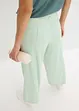 Comfort capri sportbroek met wijde pijpen, bonprix