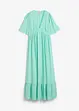 Maxi jurk met strokenrok van soepele viscose, bonprix