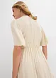Maxi jurk met strokenrok van soepele viscose, bonprix