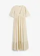 Maxi jurk met strokenrok van soepele viscose, bonprix
