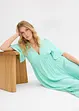 Maxi jurk met strokenrok van soepele viscose, bonprix
