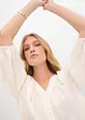 Oversized blouse in een zachte viscosemix, bonprix