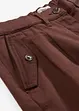 Twill short met hoge tailleband, bonprix