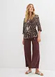 Kimono blouse in linnen look, bonprix