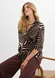 Kimono blouse in linnen look, bonprix