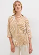 Kimono blouse in linnen look, bonprix
