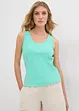 Tanktop met biologisch katoen (set van 2), bonprix
