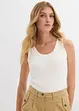 Tanktop met biologisch katoen (set van 2), bonprix
