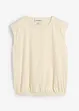 Shirt met elastische boordjes, bonprix
