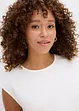 Shirt met elastische boordjes, bonprix
