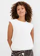 Shirt met elastische boordjes, bonprix