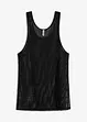 Transparante lange strandtop, bonprix