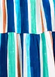 Gestreepte jurk met spaghettibandjes van gestructureerde viscose, bonprix