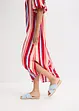 Gestreepte kaftan jurk van gestructureerde viscose, bonprix
