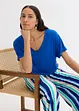 Oversized shirt in een viscosemix, bonprix