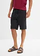 Jeans bermuda met elastiek opzij, classic fit, bonprix