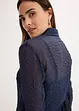 Transparante blouse met structuur, bonprix