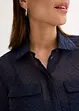 Transparante blouse met structuur, bonprix