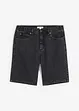 Jeans bermuda met elastiek opzij, classic fit, bonprix