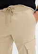 Regular fit cargo instapbroek, straight, bonprix
