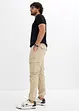 Regular fit cargo instapbroek, straight, bonprix