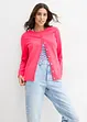 Gebreid vest met ronde hals, bonprix