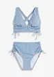 Bikini met gekruiste bandjes (2-dlg. set), bonprix
