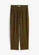 Wijde jersey broek van crêpe, cropped, bonprix