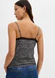Spaghetti top van mesh, bonprix