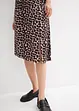Rok met luipaardprint en split, bonprix