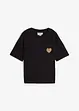 Cropped T-shirt met oversized schouders, bonprix