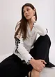 Blouse met borduursel in een zachte viscosemix, bonprix