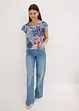 Carmen blouse van een lichte viscosemix, bonprix