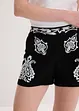 Short met borduursel van zachte viscose mix, bonprix