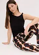 Wijde broek in batik dessin, bonprix