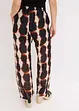 Wijde broek in batik dessin, bonprix