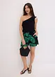 One shoulder top met volant in een zachte viscosemix, bonprix