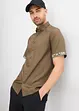 Overhemd met korte mouwen, slim fit, bonprix