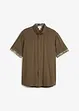Overhemd met korte mouwen, slim fit, bonprix