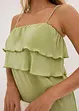 Jersey jurk met plissé, bonprix
